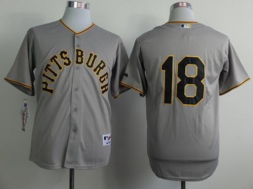 Pirates #18 Neil Walker Grey 1953 Turn Back The Clock Stitched MLB Jersey - Click Image to Close